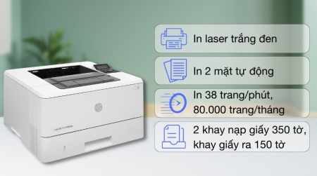 Máy in laser đen trắng MÁY IN HP 404DN 